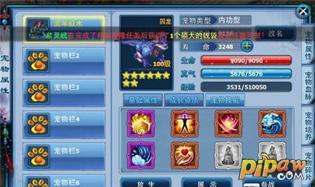 神雕侠侣手游宠物心得2